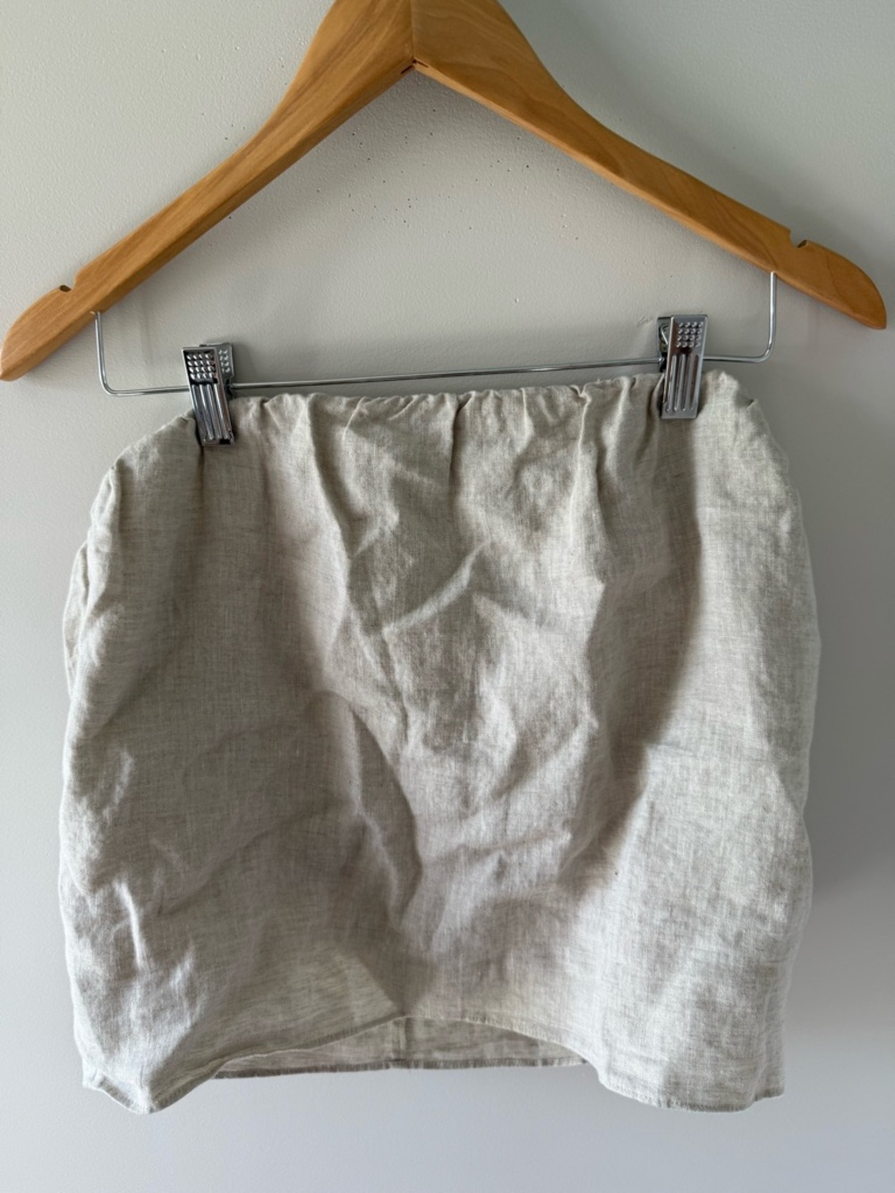 Women’s Natural Linen Blend Tube Top